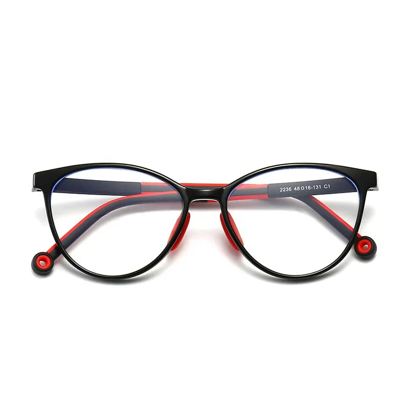 Lunettes de Papillon pour Enfants - Protection Contre la Lumière Bleue